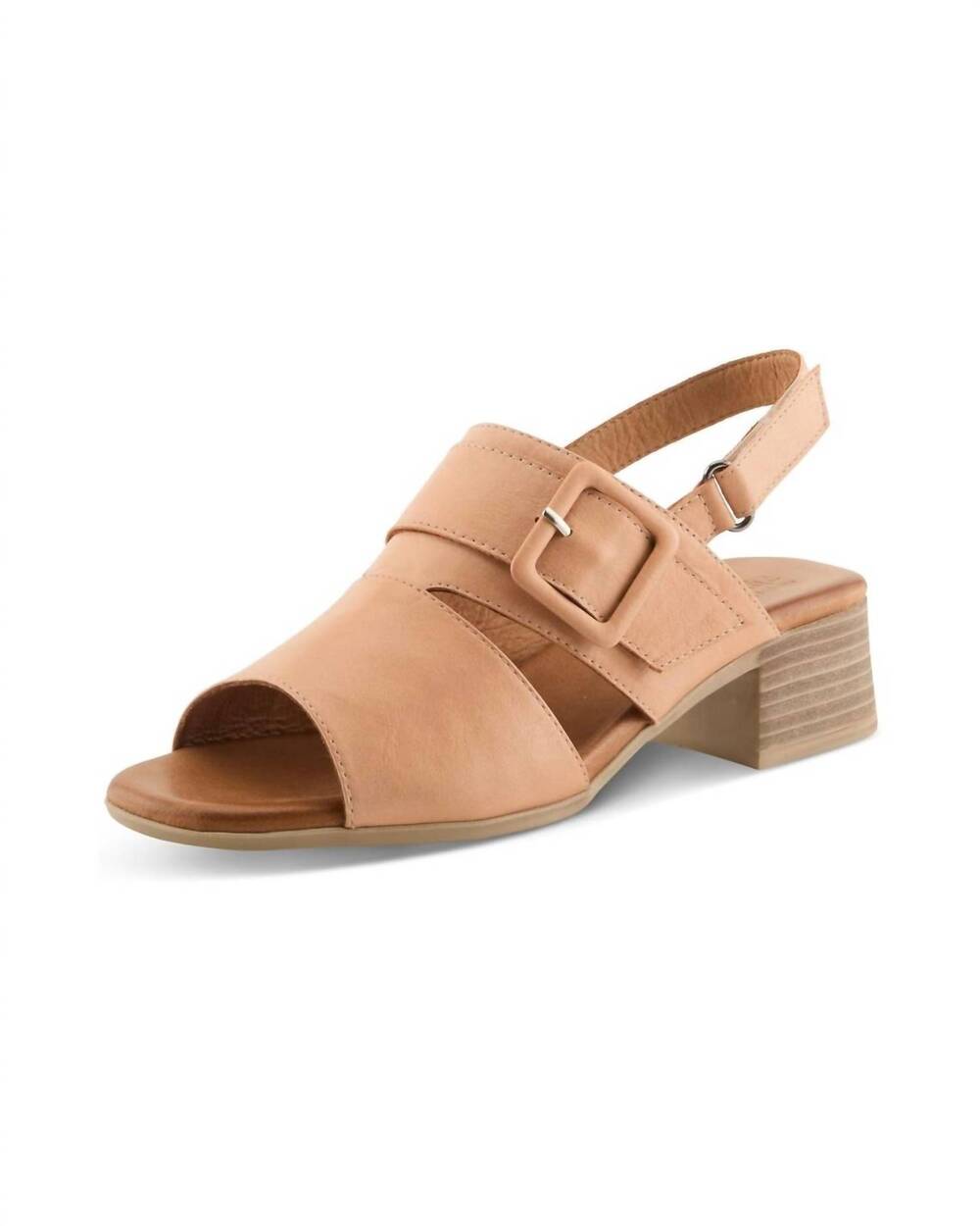 NEW SPRING STEP SHOES women's acoliana leather sandal in peach